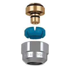 Knelkoppeling, Caleffi Darcal 681, messing, 3/4", geschikt voor kunststof-meerlagen